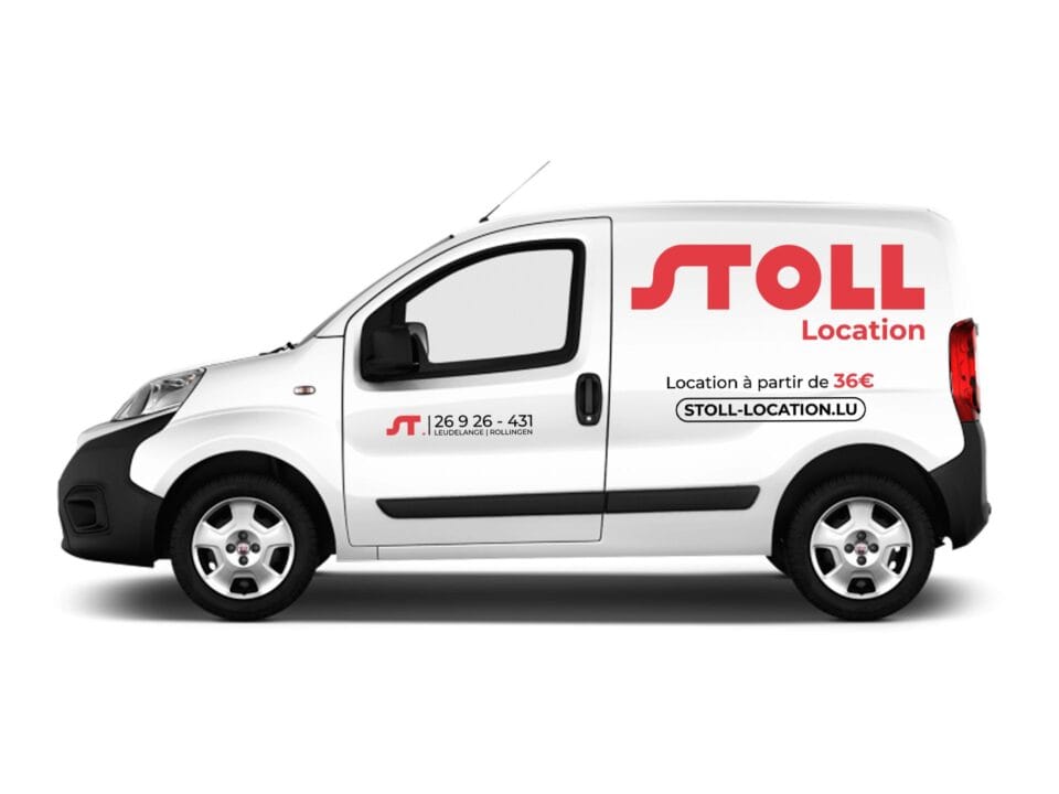 Fourgon de location STOLL blanc au Luxembourg