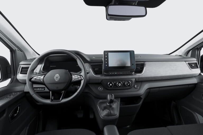 Intérieur moderne d’un véhicule avec écran tactile central